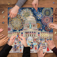 Fireworks & Freedom Jigsaw Puzzle 1000 Pieces