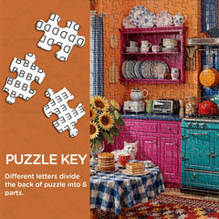 Colorful Kitchen Jigsaw Puzzle 1000 Piece