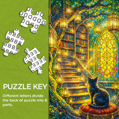 Magic Tree Library Jigsaw Puzzle 1000 Piece