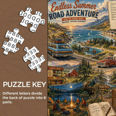 Endless Summer Drive Jigsaw Puzzle 1000 Piece