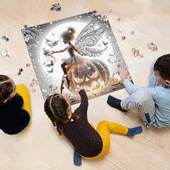Moonlit Pumpkin Fairy Jigsaw Puzzle 1000 Pieces