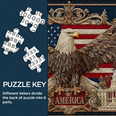 American Eagle Glory Jigsaw Puzzle 1000 Pieces