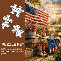 Americana Sunset Jigsaw Puzzle 1000 Piece