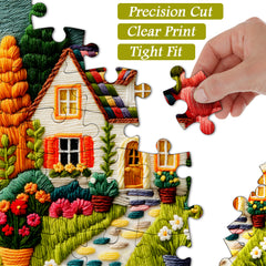 Colorful House Jigsaw Puzzle 1000 Pieces