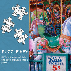 Candyfloss and Carousel Jigsaw Puzzle 1000 Pieces