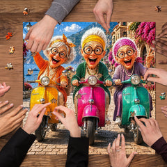 Scooter Squad Jigsaw Puzzle 1000 Pieces