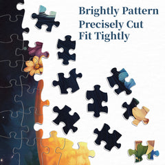 Moonlight & Whiskers Jigsaw Puzzle 1000 Pieces