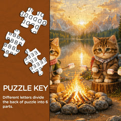 Campfire Kittens Jigsaw Puzzle 1000 Piece