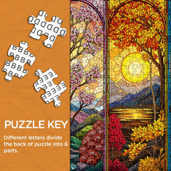 Seasonal Panels Jigsaw Puzzle 1000 Piece