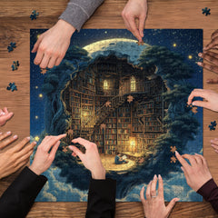Starry Night Book Nest Jigsaw Puzzle 1000 Pieces