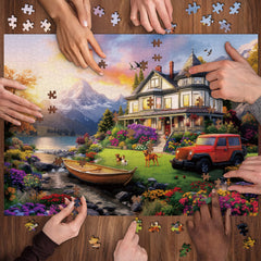 Tranquil Villa Jigsaw Puzzle 1000 Pieces