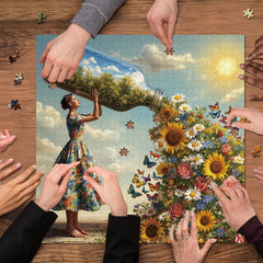 Spring Jar Jigsaw Puzzle 1000 Pieces