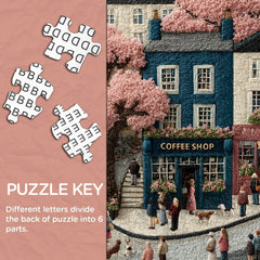 Cherry Blossom Street Jigsaw Puzzle 1000 Pieces