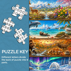 Seasons on the Shelf Jigsaw Puzzle 1000 Pieces
