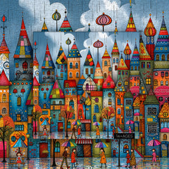 Fairy Tale Town Jigsaw Puzzle 1000 Pieces