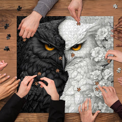 Yin Yang Owl Jigsaw Puzzle 1000 Pieces