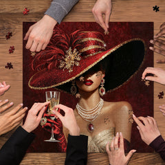 Gilded Champagne Jigsaw Puzzle 1000 Pieces