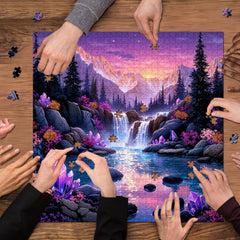 Amethyst Secret Realm Jigsaw Puzzle 1000 Pieces