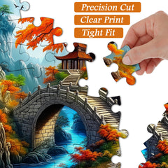 Pavilion by the River Jigsaw Puzzle 1000 Pieces