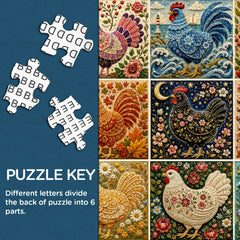 Colorful Fowls Jigsaw Puzzle 1000 Piece
