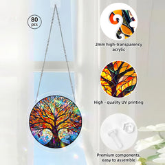 Acrylic Jigsaw Puzzle Suncatcher 80 Pieces