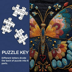 Floral Butterfly Jigsaw Puzzle 1000 Pieces
