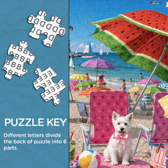 Summer Beach Rush Jigsaw Puzzle 1000 Pieces