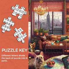 Urban Warm Home Jigsaw Puzzle 1000 Pieces