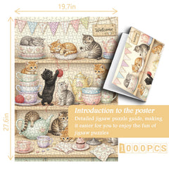 Fairytale Kitties Jigsaw Puzzle 1000 Piece