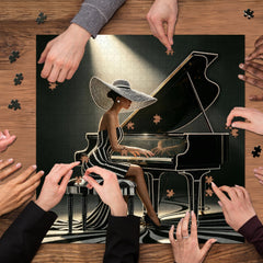 Spotlight Pianist Jigsaw Puzzle 1000 Piece