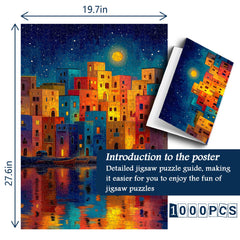 Starry Harbor Jigsaw Puzzle 1000 Pieces