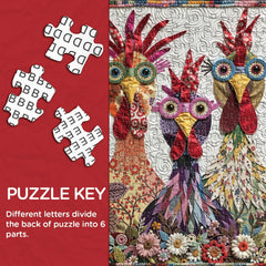 Patchwork Pals Jigsaw Puzzle 1000 Pieces