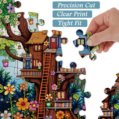 Floral Treehouse Jigsaw Puzzle 1000 Pieces