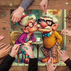 Aging Sweethearts Jigsaw Puzzle 1000 Pieces