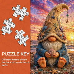 Shell-collecting gnome Jigsaw Puzzle 1000 Piece