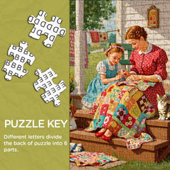 Porch Craft Time Jigsaw Puzzle 1000 Pieces