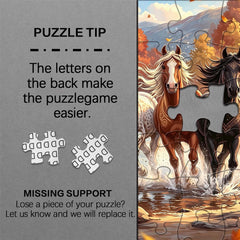 Autumn Horse Gallop Jigsaw Puzzle 1000 Pieces
