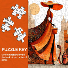 Orange Time Jigsaw Puzzle 1000 Pieces