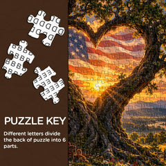 Where Love Meets Freedom Jigsaw Puzzle 1000 Pieces