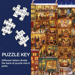 Starry Snow Town Jigsaw Puzzle 1000 Piece