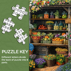 Blooms & Bounty Jigsaw Puzzle 1000 Pieces
