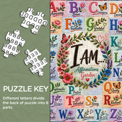 Affirmation Garden Jigsaw Puzzle 1000 Pieces