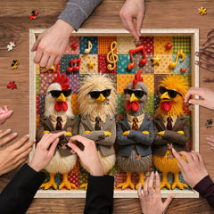 The Cool Clucks Jigsaw Puzzle 1000 Piece