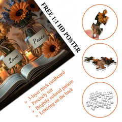 Cozy Flower Vases Jigsaw Puzzle 1000 Pieces
