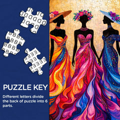 Elegant Women Jigsaw Puzzle 1000 Pieces