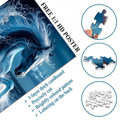 Surfing Horse Jigsaw Puzzle 1000 Pieces