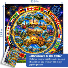 World of Football Jigsaw Puzzle 1000 Piece