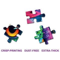 Buntes Eulen-Puzzle 1000 Teile