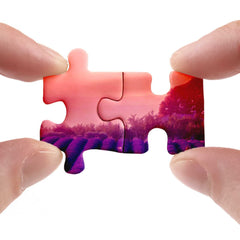 Lila Lavendel Puzzle 1000 Teile