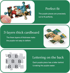 Weihnachtsmann-Puzzle 1000 Teile